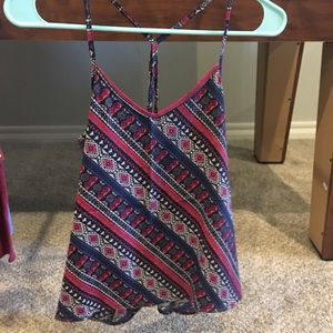 Hollister bohemian tank top